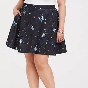 Torrid Her Universe Marvel Avengers Endgame Scuba Skirt Size 2 NWOT